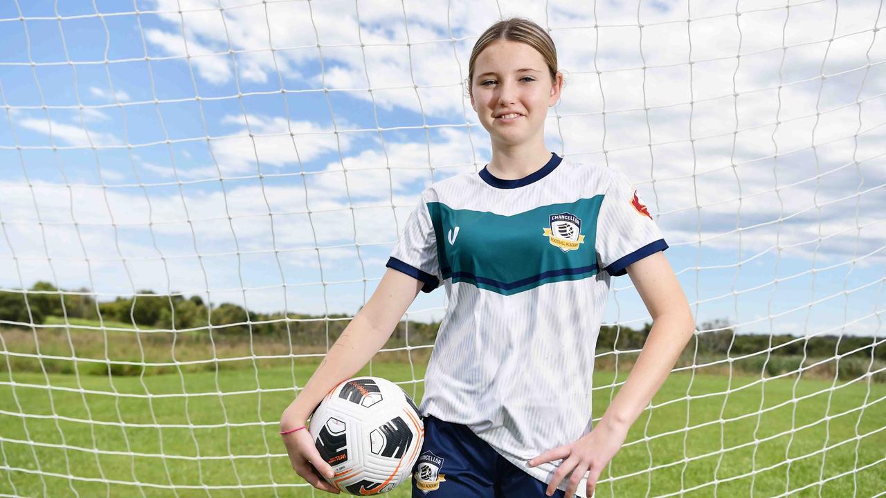 Chancellor State College Football academy. Sophie holbeck. Picture: Patrick Woods.