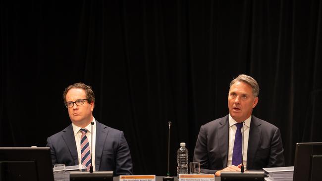 Veteran Affairs Minister Matt Keogh and Defence Minister Richard Marles appeared before the Royal Commission into Defence and Veteran Suicide on Thursday. Picture: NCA NewsWire