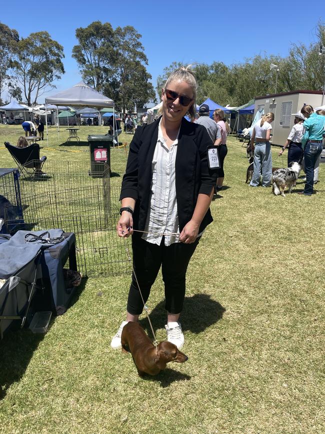 Correen Mechielsen and Spartacus at the Lang Lang Pastoral Agricultural and Horticultural Show on Saturday, January 18, 2025. Picture: Jack Colantuono