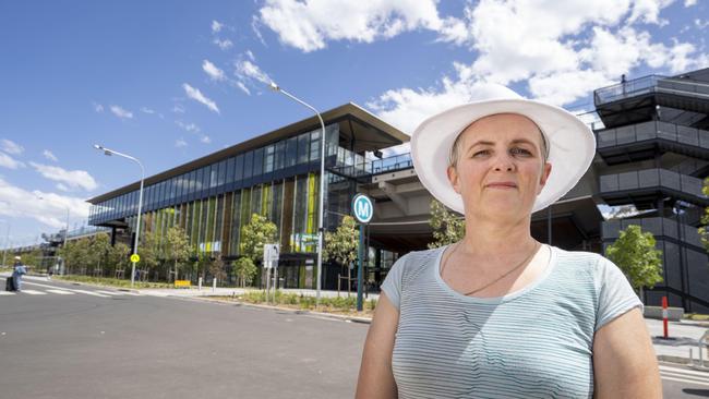 Karen and other residents are upset about the loud after hours announcements from the station that travel into the residential area. (AAP/Image Matthew Vasilescu)