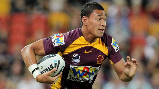 Folau last played rugby league in 2010. Picture by Peter Wallis.