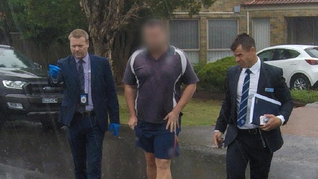 Chris Cranny was arrested at his Gwynneville home on January 17. Picture: NSW Police Force.