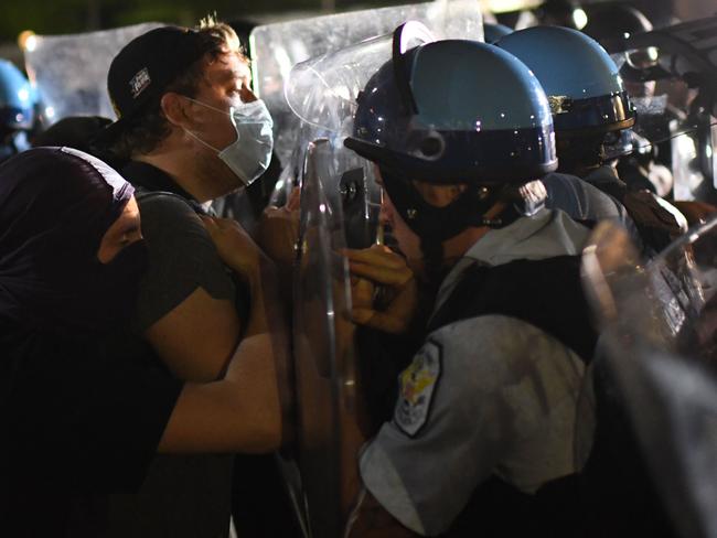 More protesters outside the White House in Washington, DC. Picture: AFP