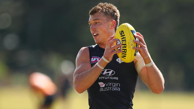 Patrick Cripps of the Blues.