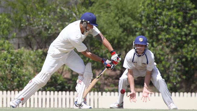 Gold Coast batsman Liam Hope-Shackley. Picture Mike Batterham