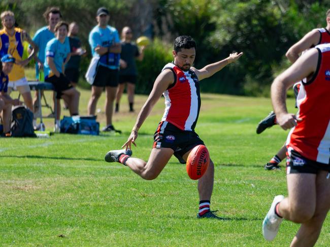 Elijah Elias of the Randwick City Saints in the Men's Div 5 grand final. Picture: Contributed