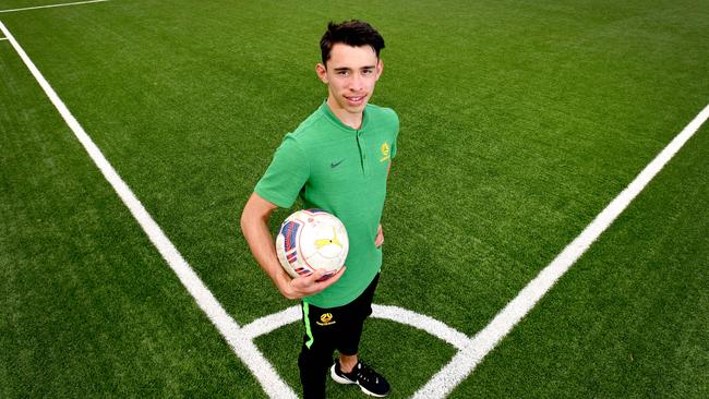 Blackfriars school and northern product Luis Lawrie-Lattanzio signed for Melbourne Victory in 2019. Picture: AAP/Sam Wundke