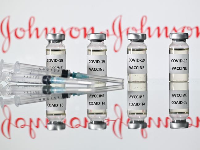 The European Medicines Agency has authorised Johnson &amp; Johnson's Janssen single-shot coronavirus vaccine for the EU. Picture: AFP