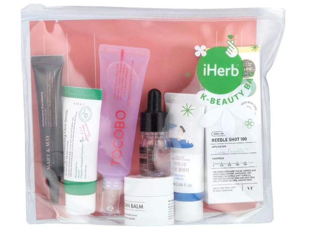 A k-Beauty Gift pack from iHerb makes the perfect travel gift for that someone special. Picture: iHerb