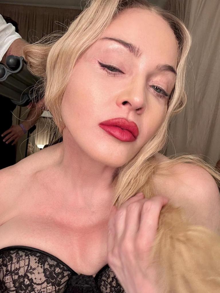 ‘Calm before the storm,’ Madonna captioned these Insta photos last week. Picture: madonna/Instgram