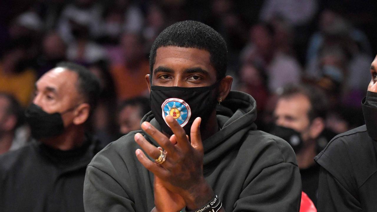 Kyrie Irving won’t be able to play NBA games or practice with his teammates. (Photo by KEVORK DJANSEZIAN / GETTY IMAGES NORTH AMERICA / AFP)