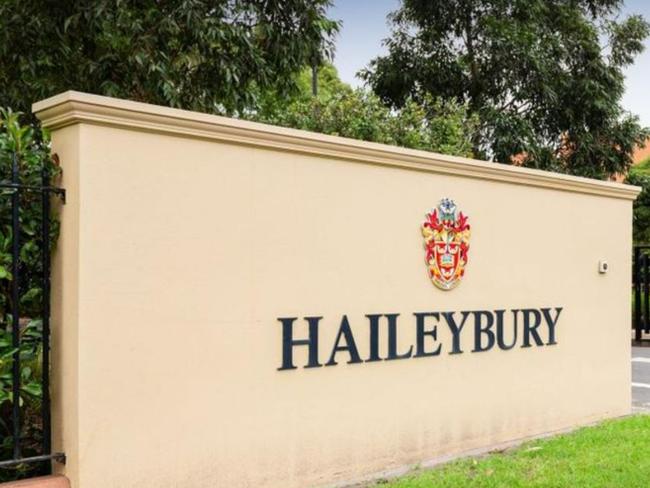 Haileybury College.