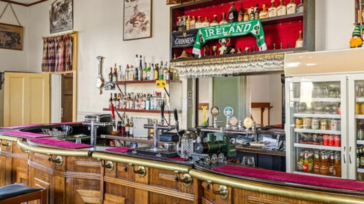 The upstairs bar of O'Mahony's Hotel. Photo: Joan Wallace