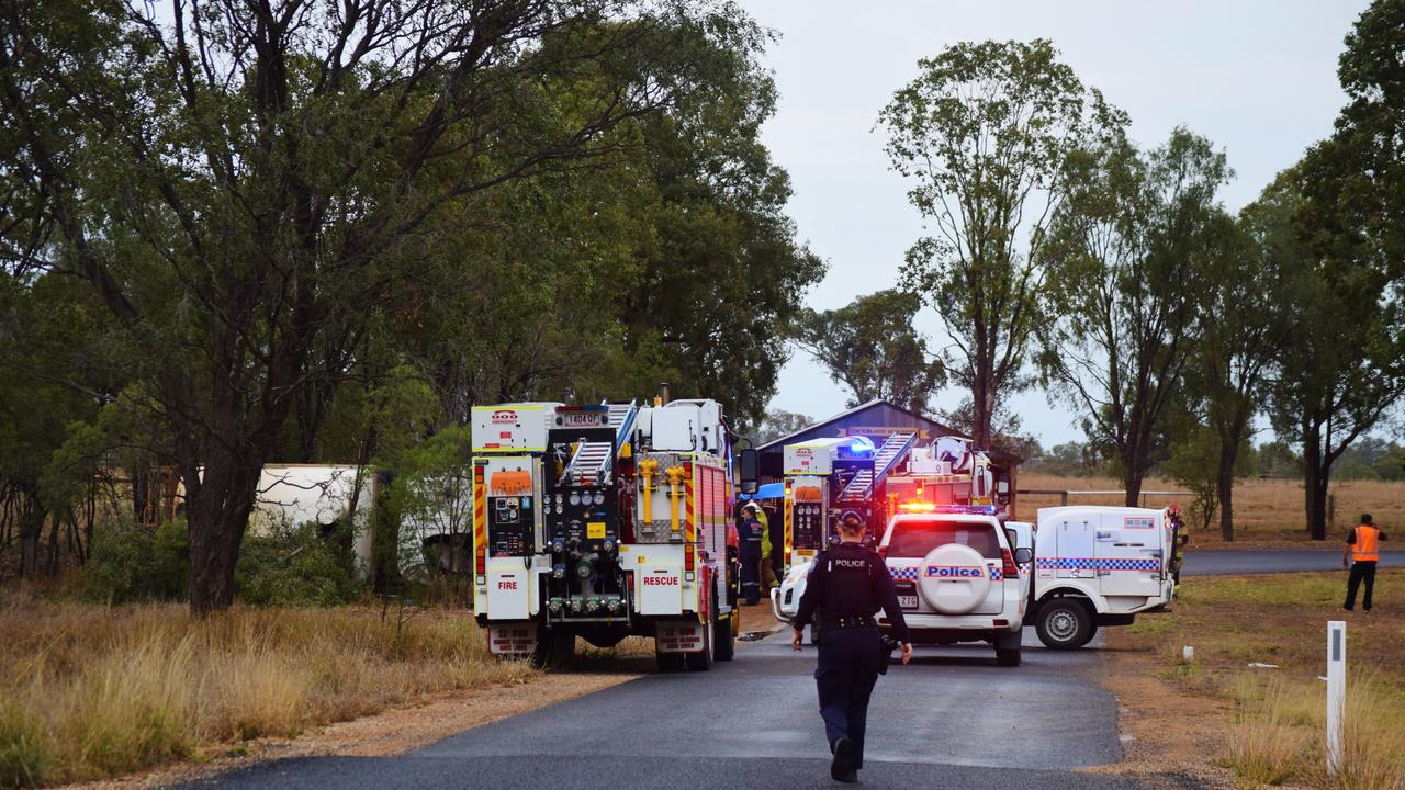 Man trapped after Chinchilla truck rollover | The Courier Mail