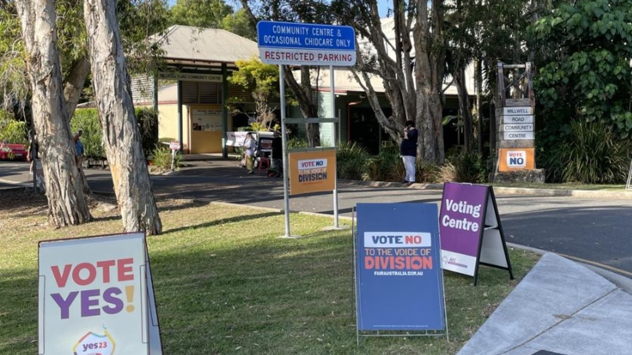 The polling booth at the Millwell Road Community Centre. Picture: Iwan Jones