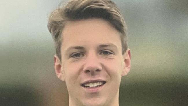 Castlemaine Football player Dallas Keogh-Frankling who died shortly after losing consciousness following a football game picture : supplied