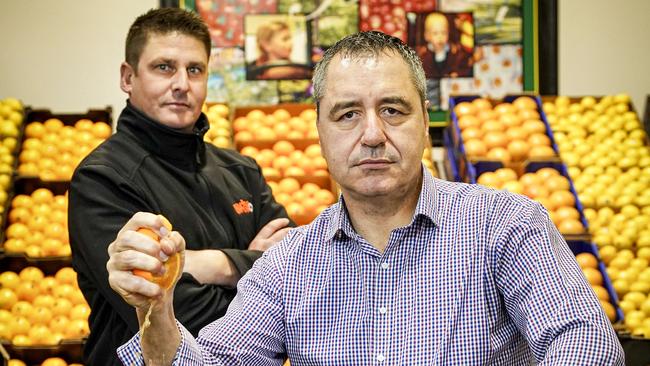 Pooraka Produce Markets chief executive Angelo Demasi is concerned about the fruit fly outbreaks and their impact on the industry. Picture: Mike Burton