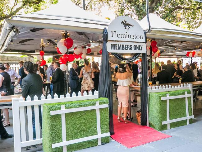 Sydney Harbour Marriott Hotel’s Melburne Cup celebrations. Picture: Narelle Spangher