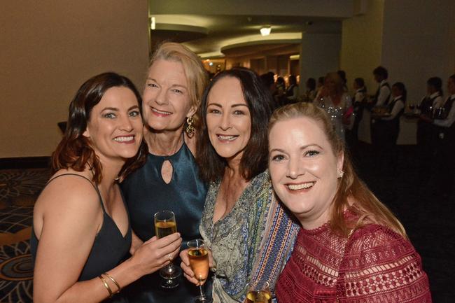 Zoe Abrahams, Judy Quodling, Suzy Jeffress and Sarah Colgate at Gold Coast Business Excellence Awards at The Star Gold Coast. Pic: Regina King