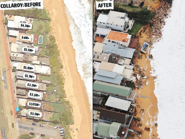 Collaroy Houses Survive Storm Damage, Sea Wall Conflict Continues ...