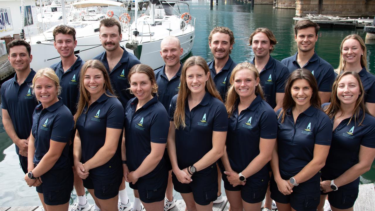 Australia's youth and women's America's Cup Challenge squad. Pictire: Nicole Douglas