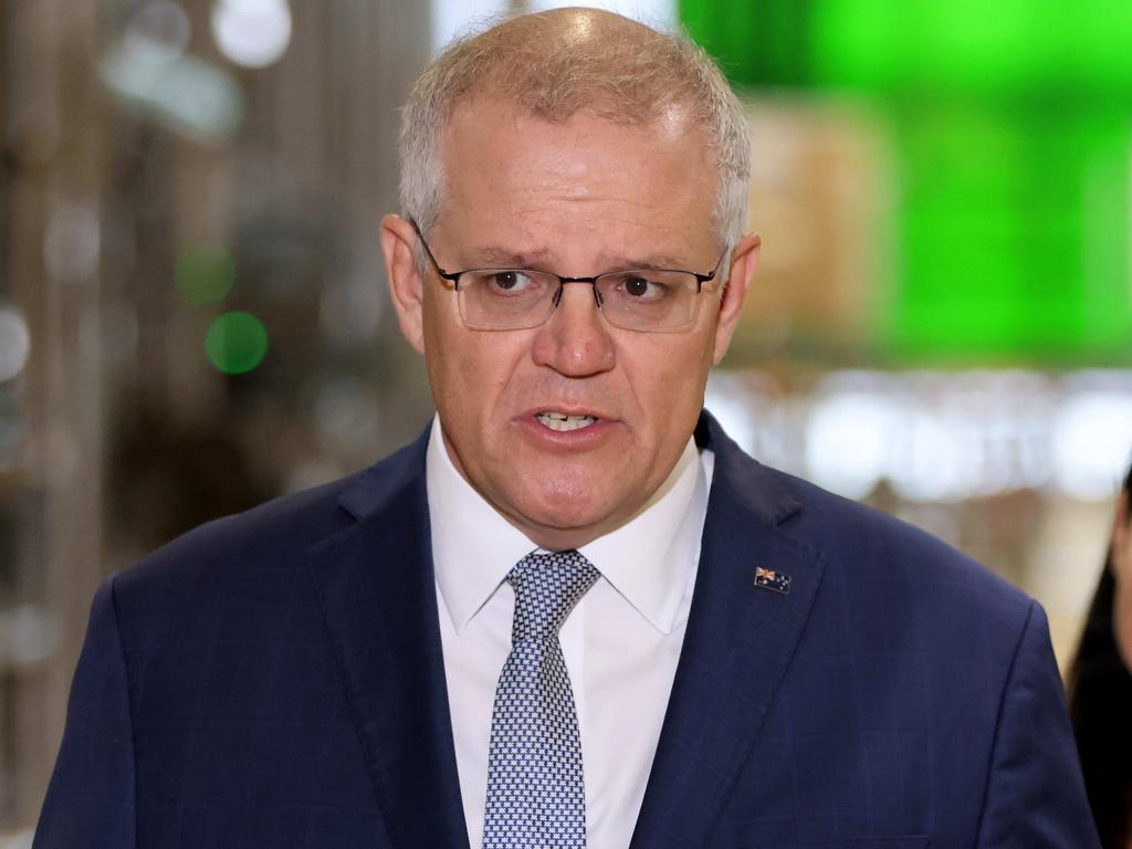 Prime Minister Scott Morrison was asked about William Tyrrell at a press conference on Thursday. Picture: NCA NewsWire / Damian Shaw