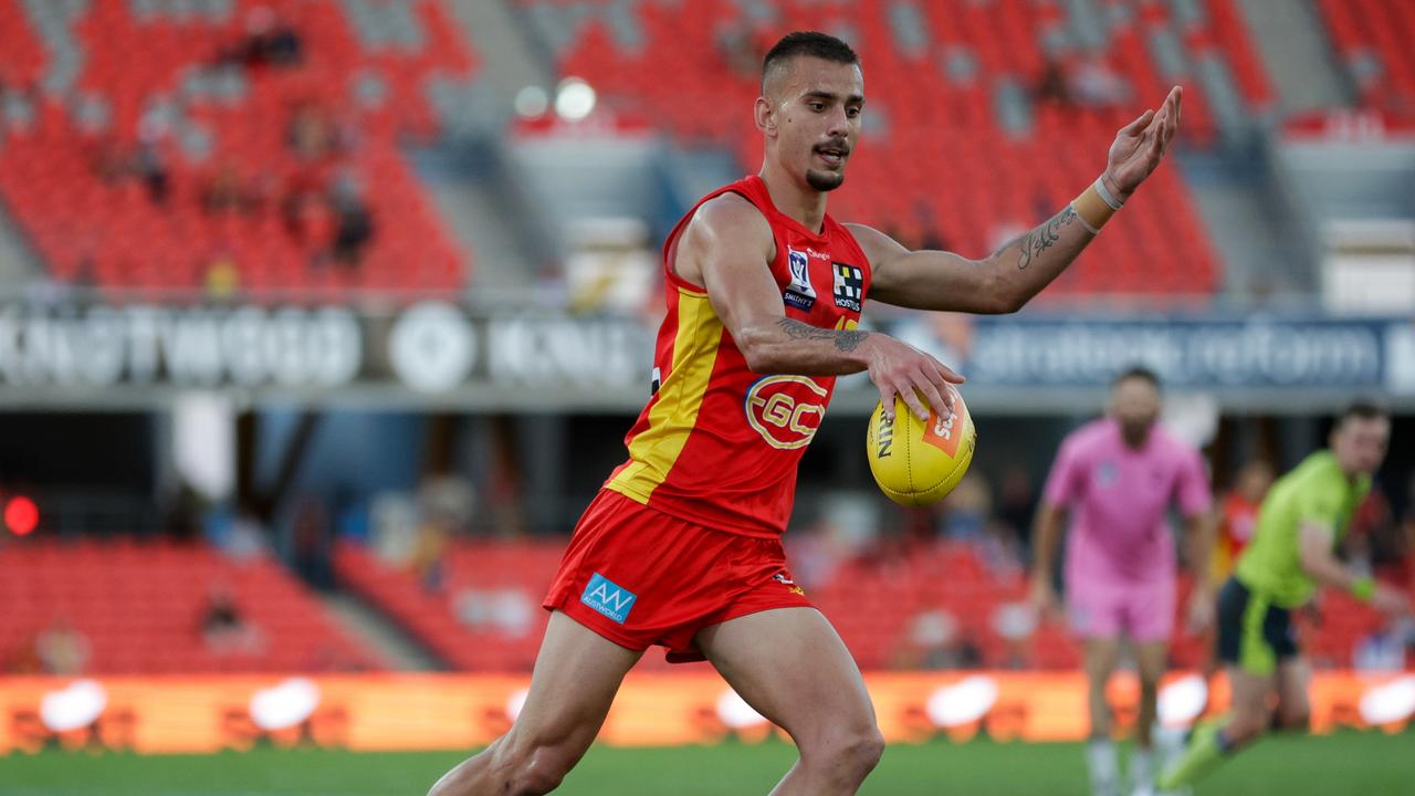 Joel Jeffrey got picked up by the Gold Coast Suns after consistent strong showings for Wanderers. Picture: Russell Freeman/AFL Photos via Getty Images