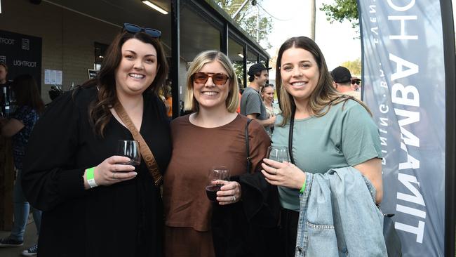 Tinamba Food and Wine Festival — Heidi Junker, Jo Stephens and Jaqi Doyle. Picture: David Smith