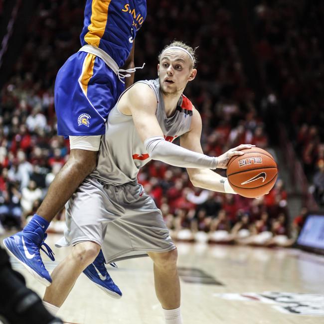 Hugh Greenwood during his time with the New Mexico Lobos in 2015. Picture: Getty