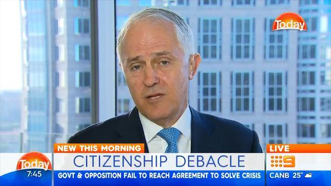 Turnbull gets fired up over dual citizenship crisis