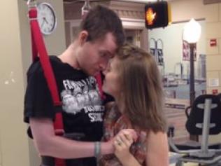 Quadriplegic’s first dance with wife