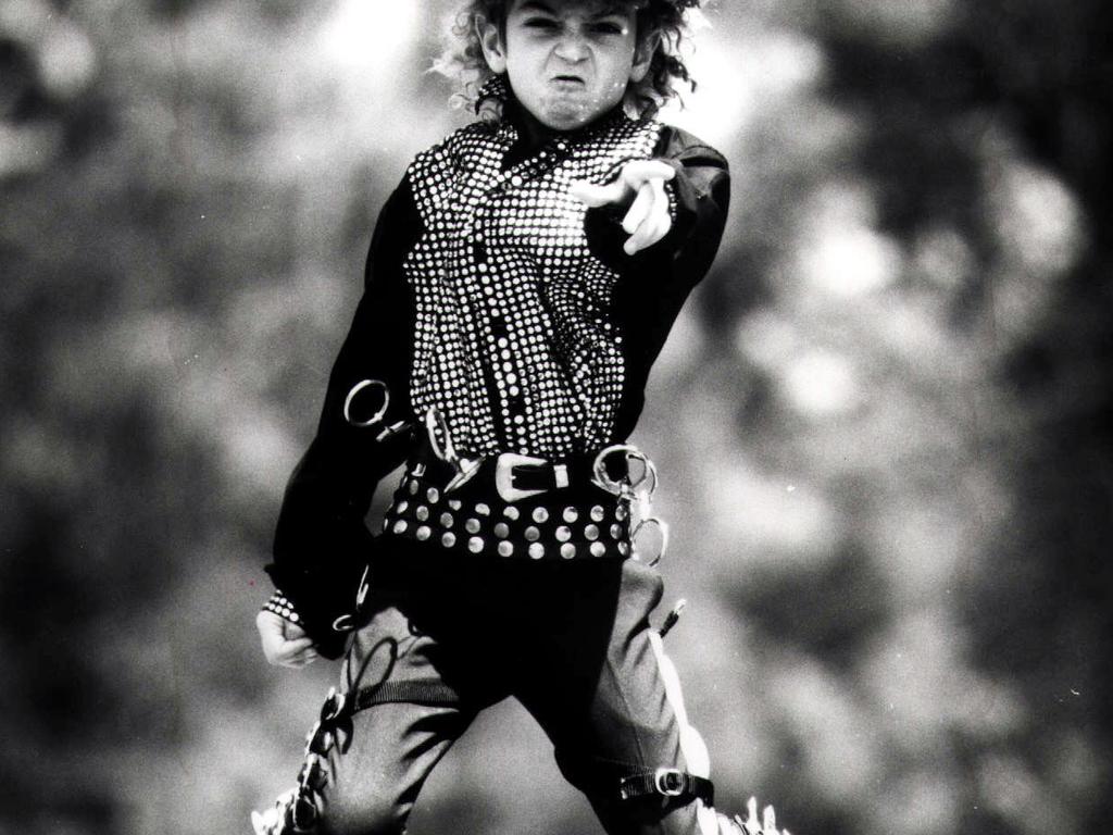 As a child Wade Robson idolised Michael Jackson, dressing like him and getting his hair permed so he would look like the star.