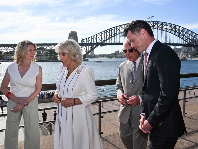 The royals with NSW Premier Chris Minns and his wife Anna Minns. Picture: AFP