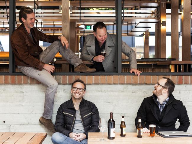 Sand Hill Road’s Matt Mullins and Andy Mullins (top row), Doug Maskiell and Tom Birch (bottom row).