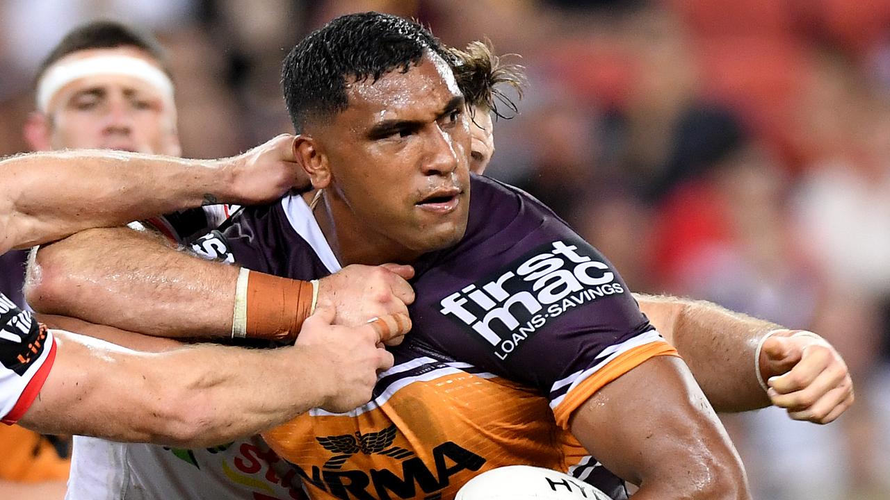 Tevita Pangai Jr of the Broncos will be thinking of his father on Thursday night.