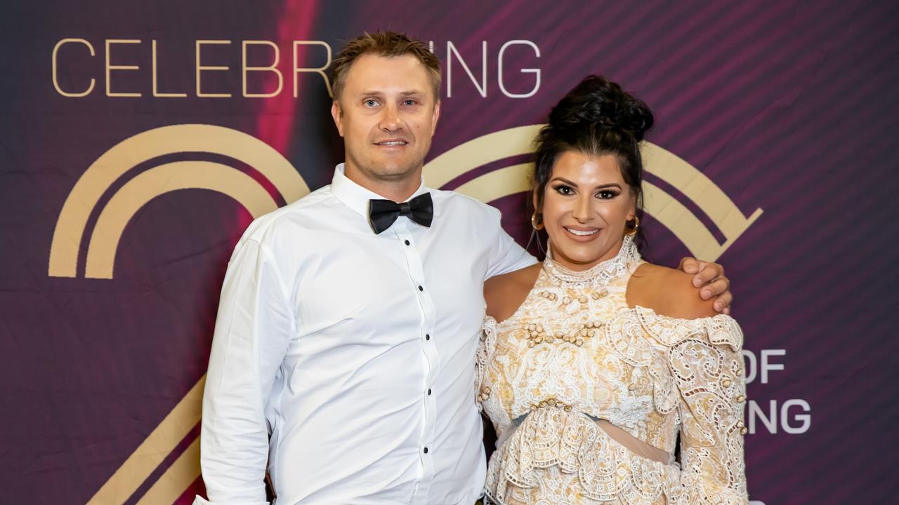 Jason and Jade Holt at the 2021 Resource Industry Network awards at the MECC. Picture: Tristan Mariano