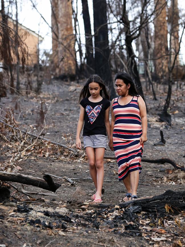 Mr Smith’s charred remains were found in a gully beside his melted Subaru Forester SUV, on the grounds of the remote retreat. Picture: Gaye Gerard