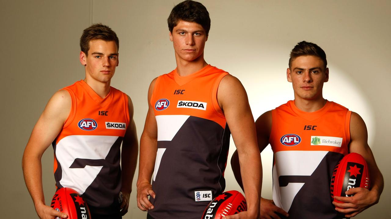 Stephen Coniglio (right) remains in Brad Johnson’s top-10 draft picks from 2011.