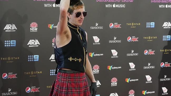 FILE: Kirin J Callinan exposes himself at ARIAs