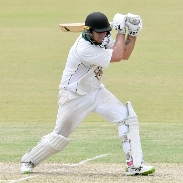 Townsville A Grade cricket game between Norths and Suburban Parks at Riverway Stadium. Parks Jamie Heit. Picture: Evan Morgan