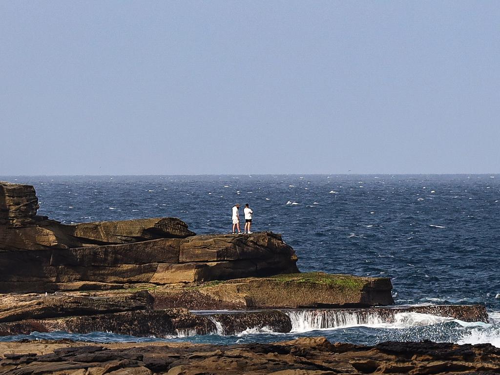 The spot where Mr Nellist was mauled to death by a 4.5 metre great white shark. Picture: NCA NewsWire / Nicholas Eagar