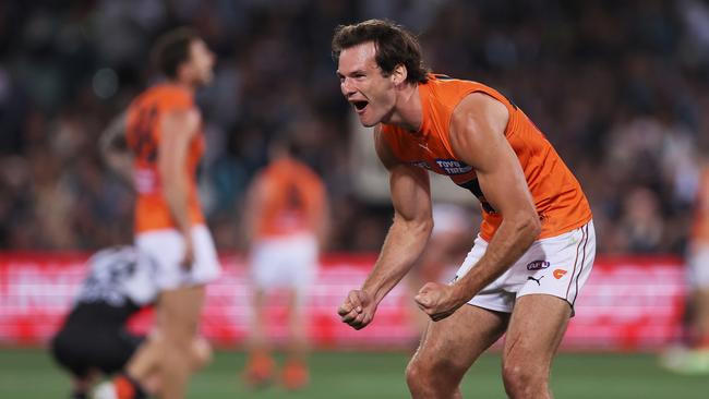 The Giants are into the prelim. Photo by James Elsby/AFL Photos via Getty Images