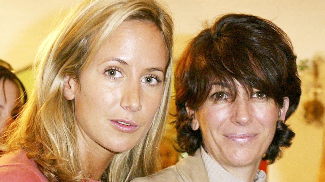 Lady Victoria Hervey and Ghislaine Maxwell pictured together in 2004. Picture: Frazer Harrison/Getty Images