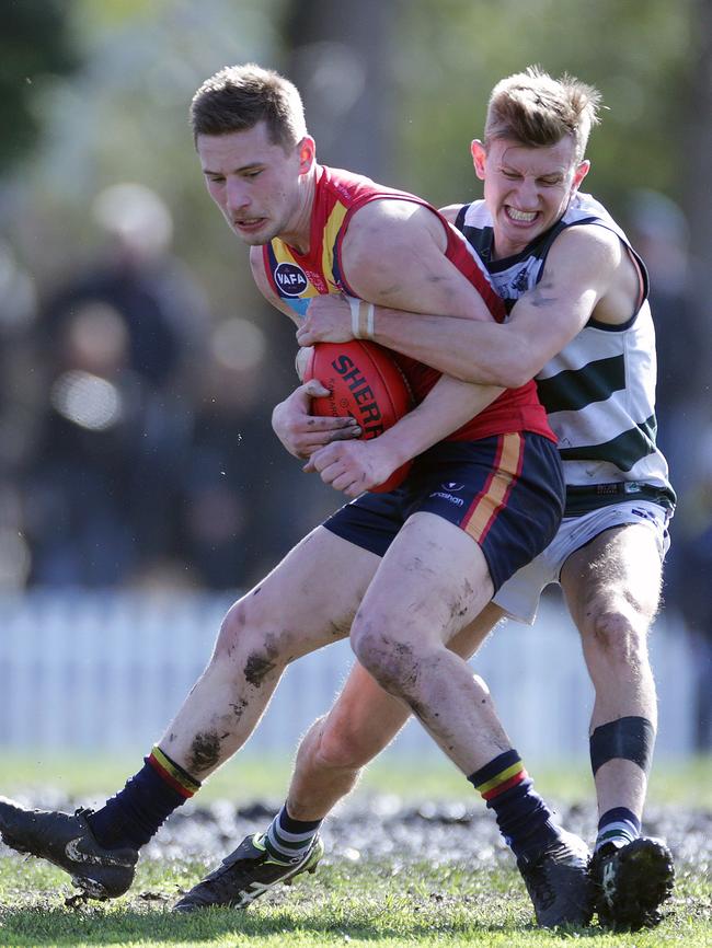 Bairnsdale has added Old Scotch player Tom Blenheim to its ranks this season. Picture: Sarah Matray