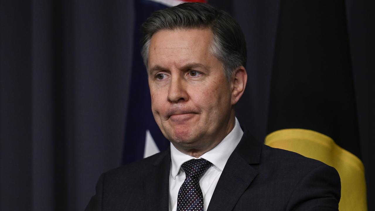 Minister for Health Mark Butler is pushing for Australians to get Covid boosters. Picture: NewsWire / Martin Ollman