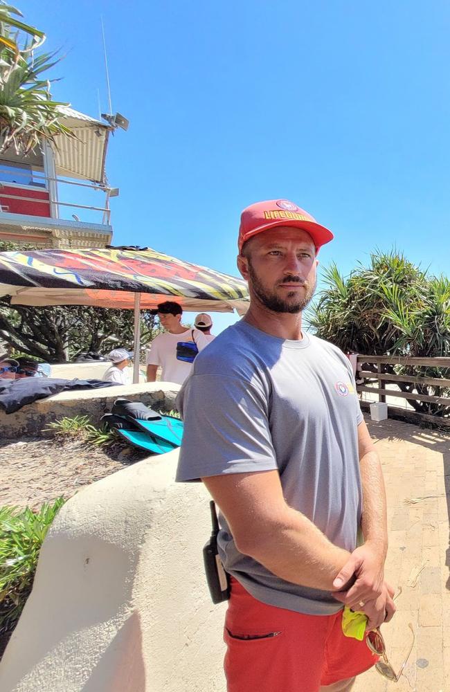 Noosa Shire Surf Lifesaving Supervisor Rowan Simpson was on scene when the animal was spotted. The beach was closed for one hour, he said.