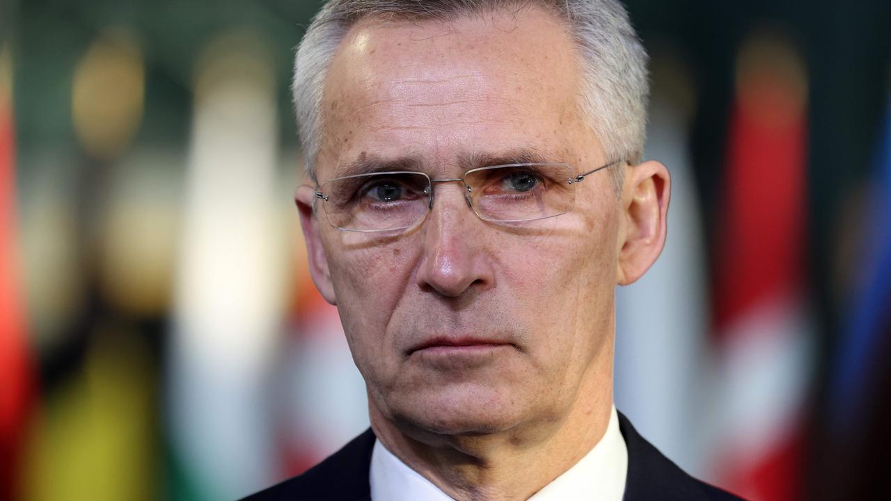 NATO Secretary-general Jens Stoltenberg at NATO Headquarters in Brussels. Picture: Kenzo TRIBOUILLARD / AFP