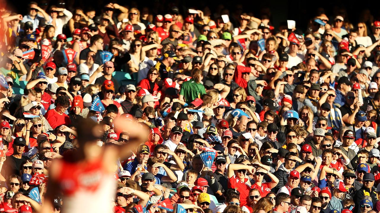 There won’t be fans at early-season AFL games, but it’ll be like there are on Fox Footy. (Photo by Mark Kolbe/Getty Images)