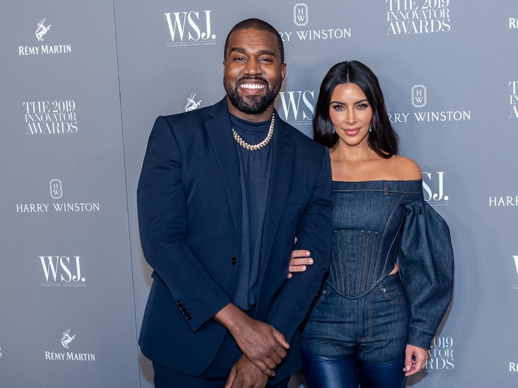 Kanye West has continued to attack Kim Kardashian on social media. Picture: WireImage