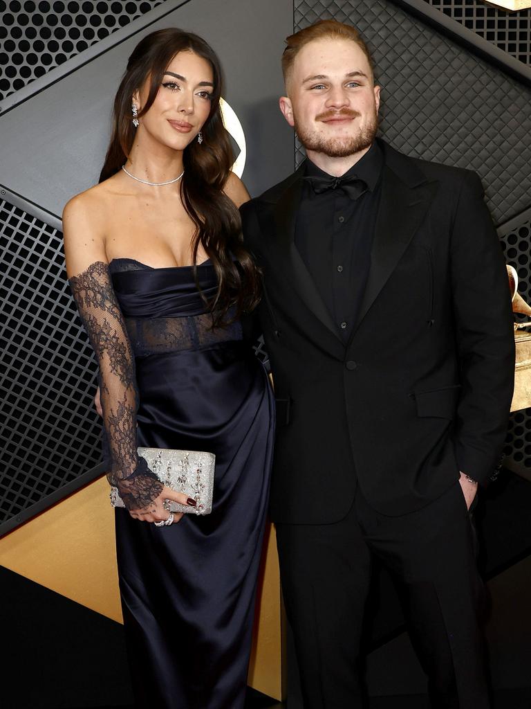 She was his date to the Grammys. Picture: Frazer Harrison/Getty Images